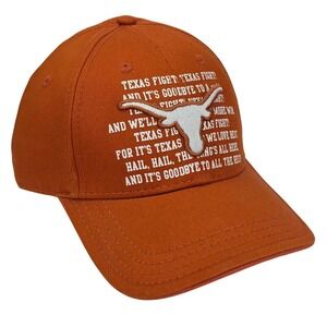 Texas Longhorns Hat Cap "Texas Fight" Lyrics Collegiate Licensed‎ Fan Favorite
